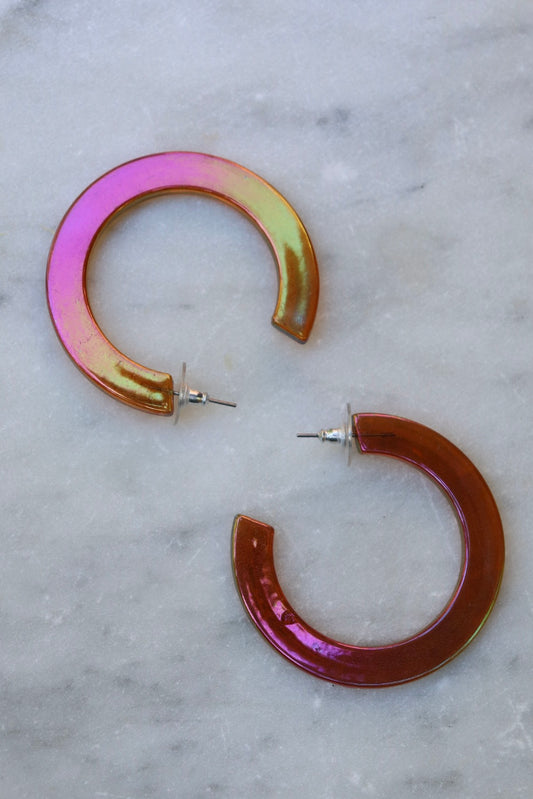 The Iridecent Other - retro earrings M