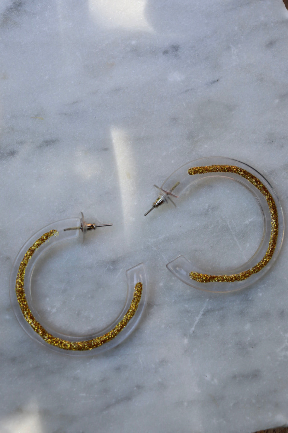 The Gold Hoop - retro earrings M