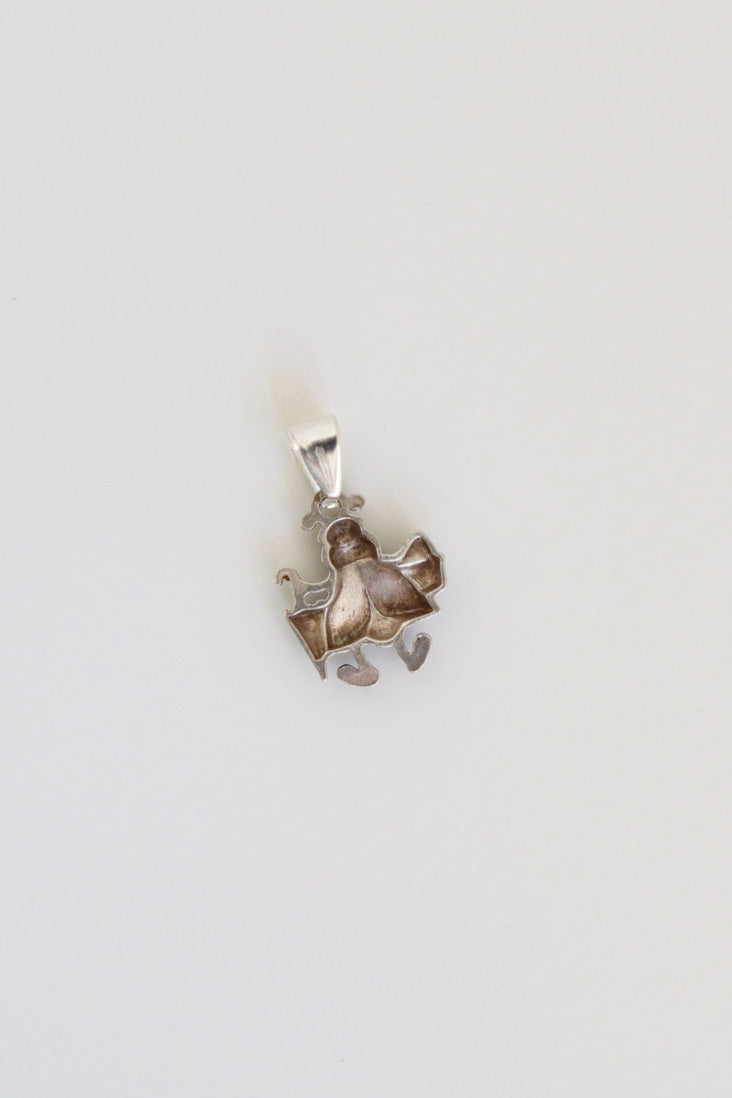 The Ladybug - vintage silver charm