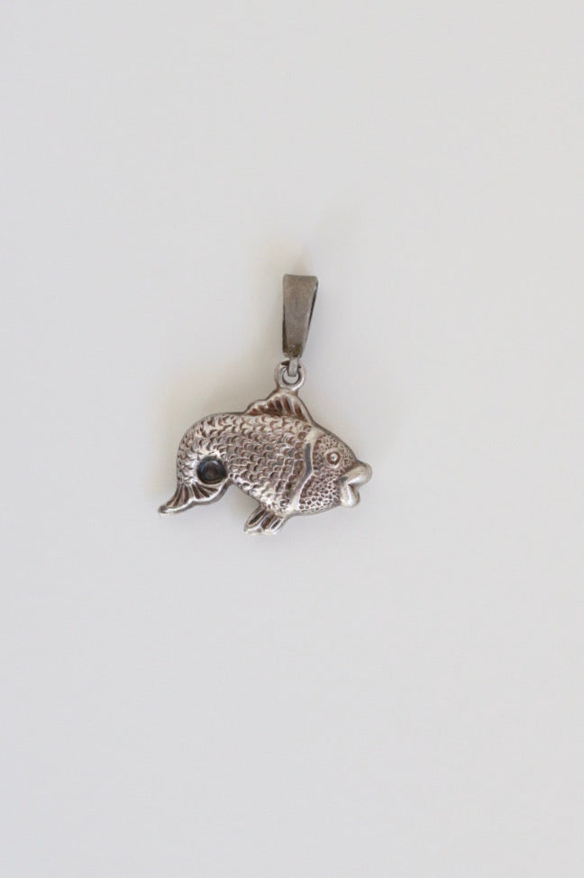 The Pisces - vintage silver charm