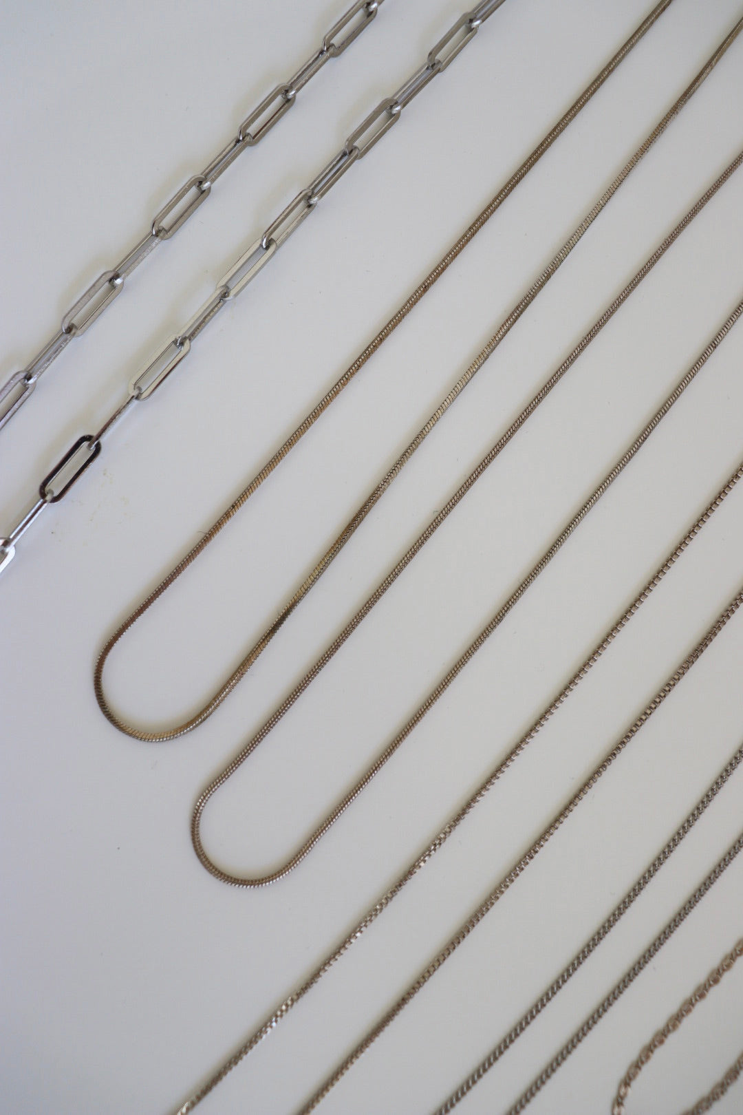 The Silver Necklaces - vintage silver necklaces