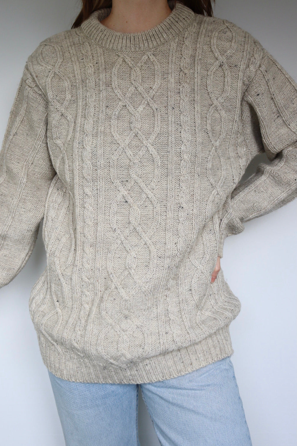 The Atlas Knit - vintage sweater - S up to L