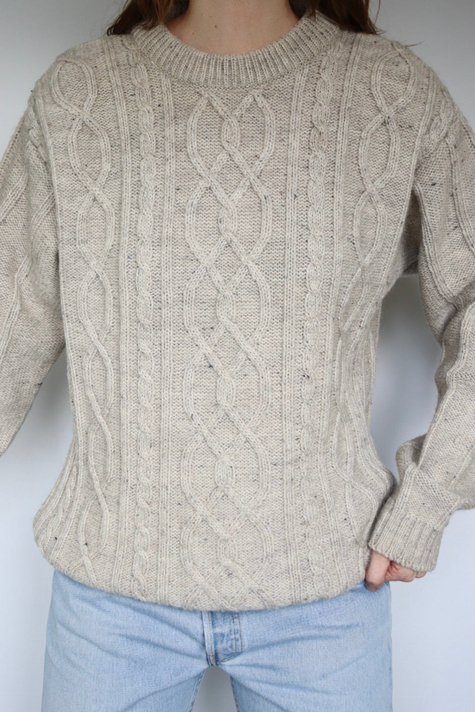 The Atlas Knit - vintage sweater - S up to L