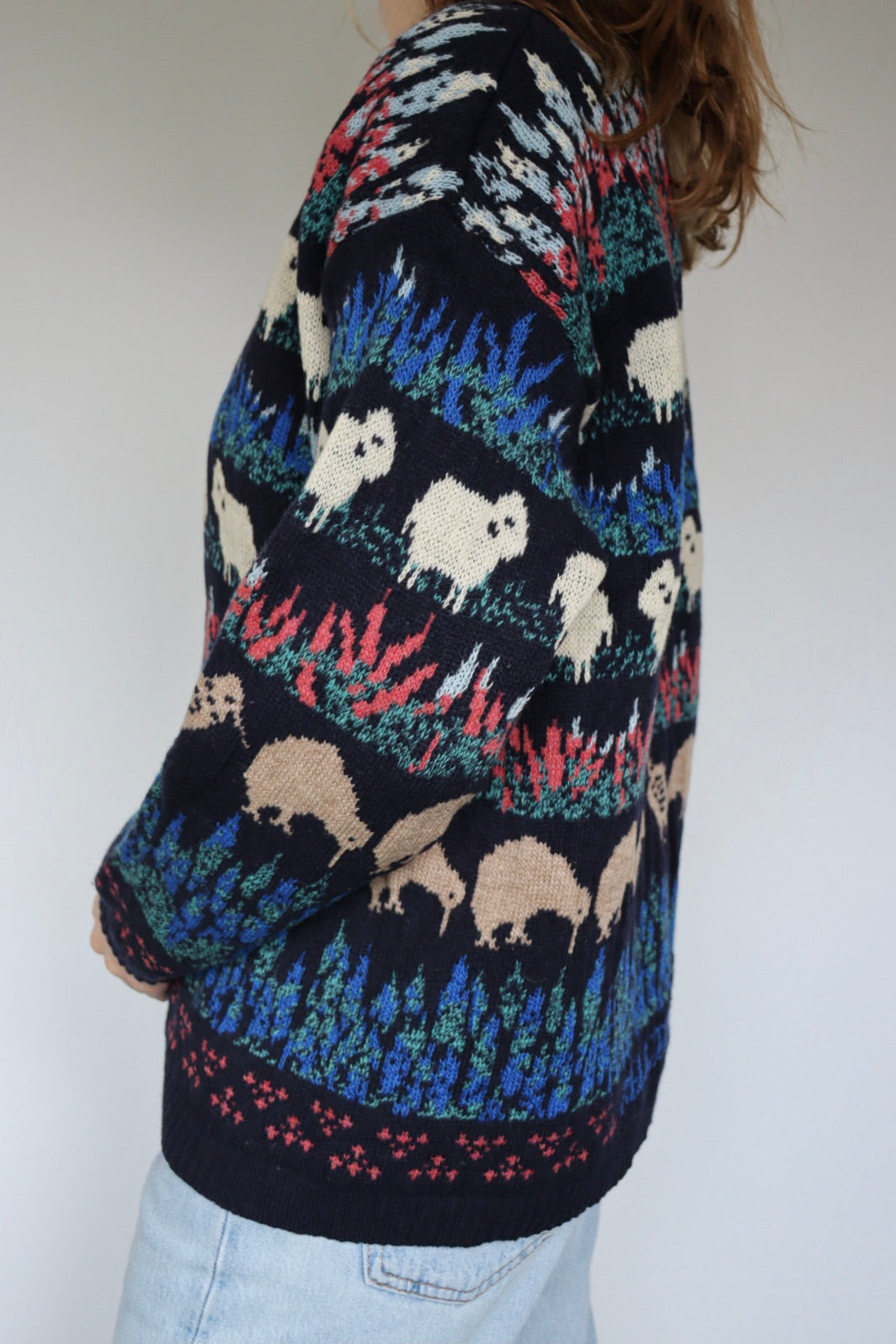 The New Zealand - vintage knitted cardigan - S up to L