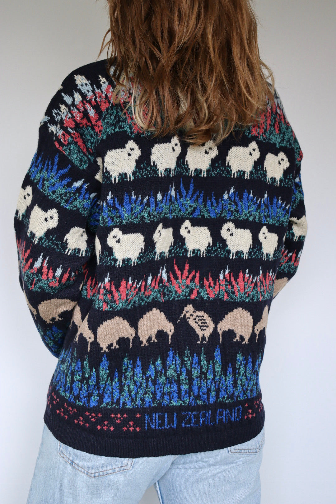 The New Zealand - vintage knitted cardigan - S up to L