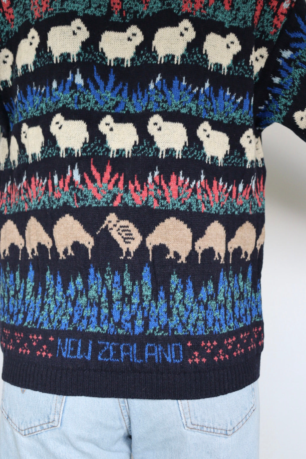 The New Zealand - vintage knitted cardigan - S up to L