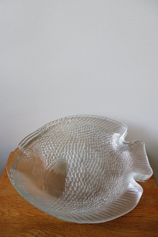 The Glass Fish - vintage Arcoroc plates