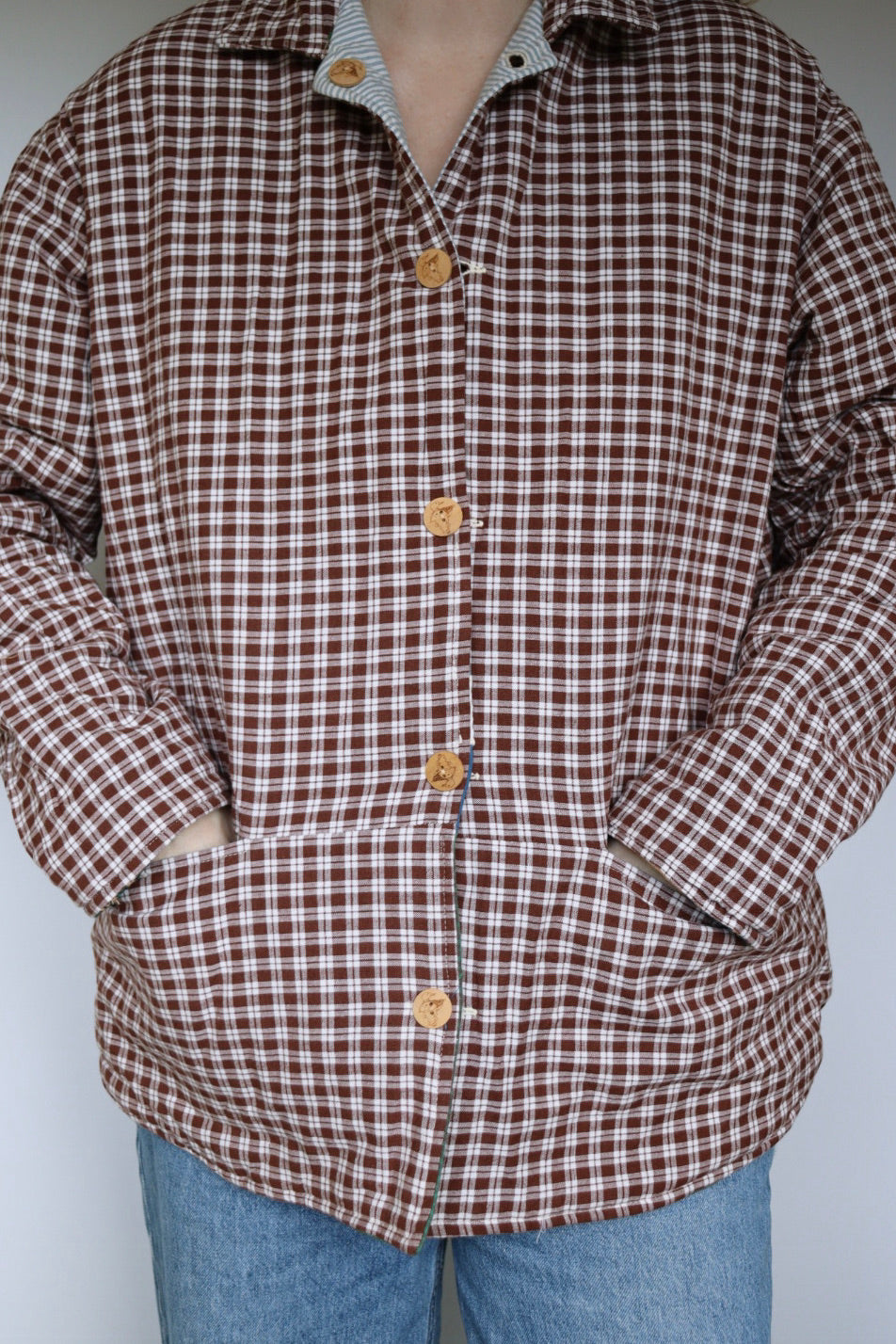 The Patch Magic 'Loon' - vintage cotton quilted jacket - S up to M/L