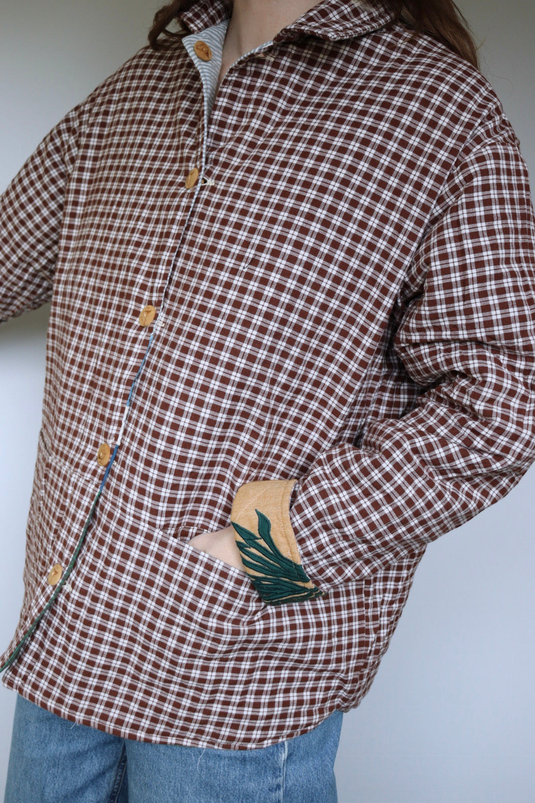 The Patch Magic 'Loon' - vintage cotton quilted jacket - S up to M/L