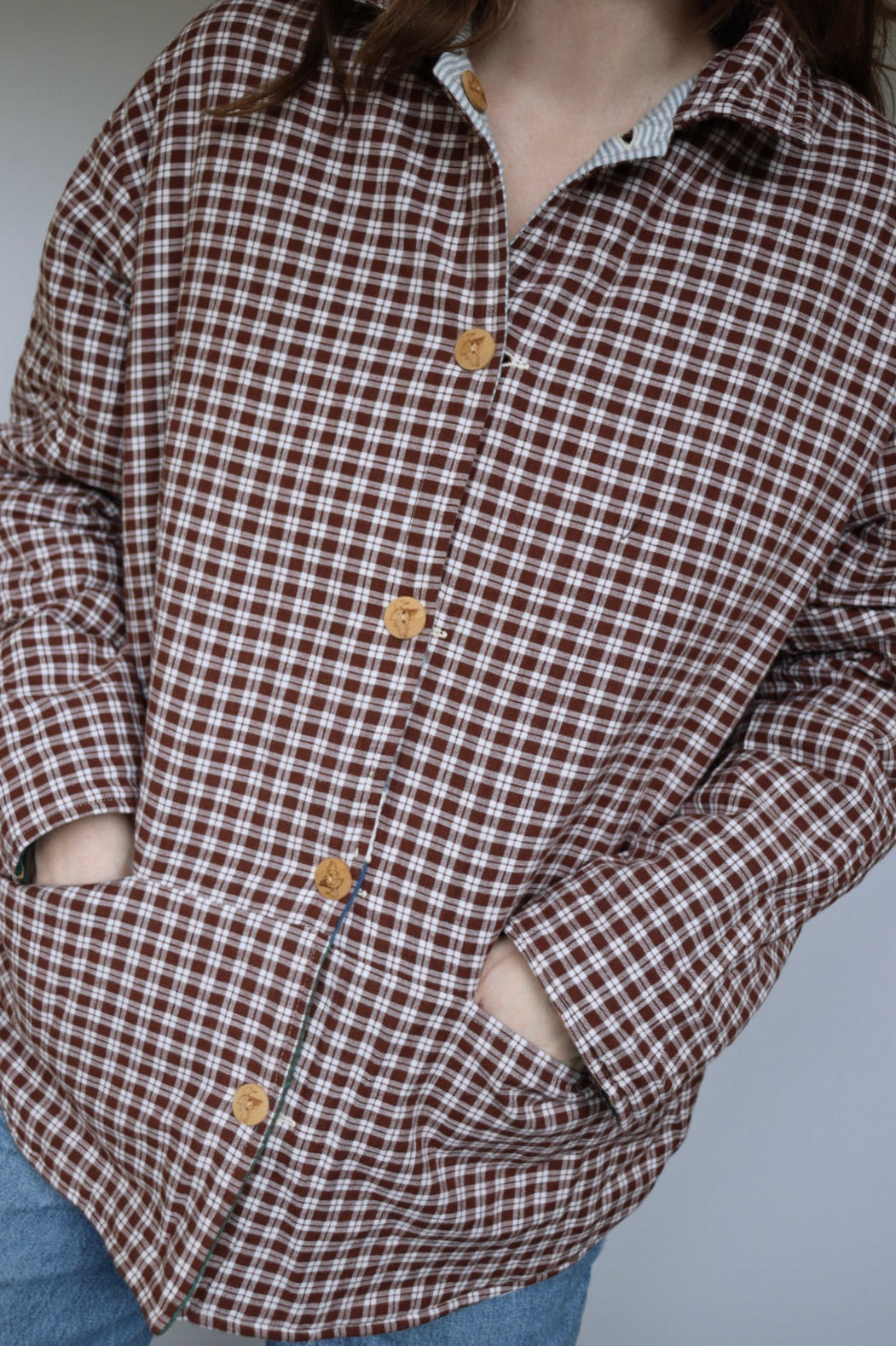 The Patch Magic 'Loon' - vintage cotton quilted jacket - S up to M/L