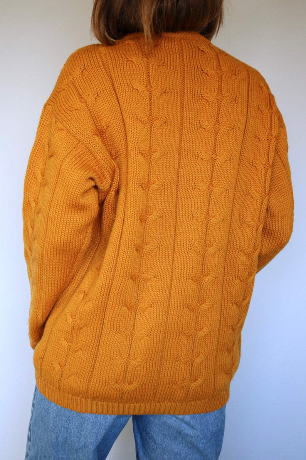 The Marz Munchen - vintage cable knit sweater - S up to L/XL