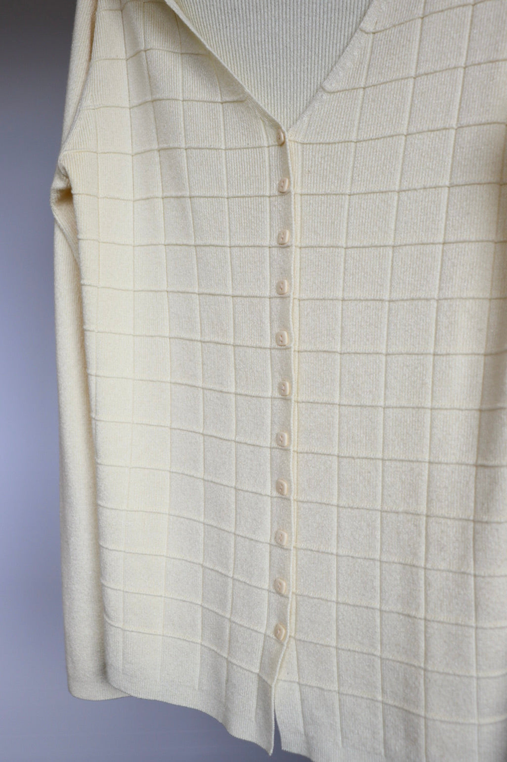 The Square Buttons - vintage cardigan - S up to M