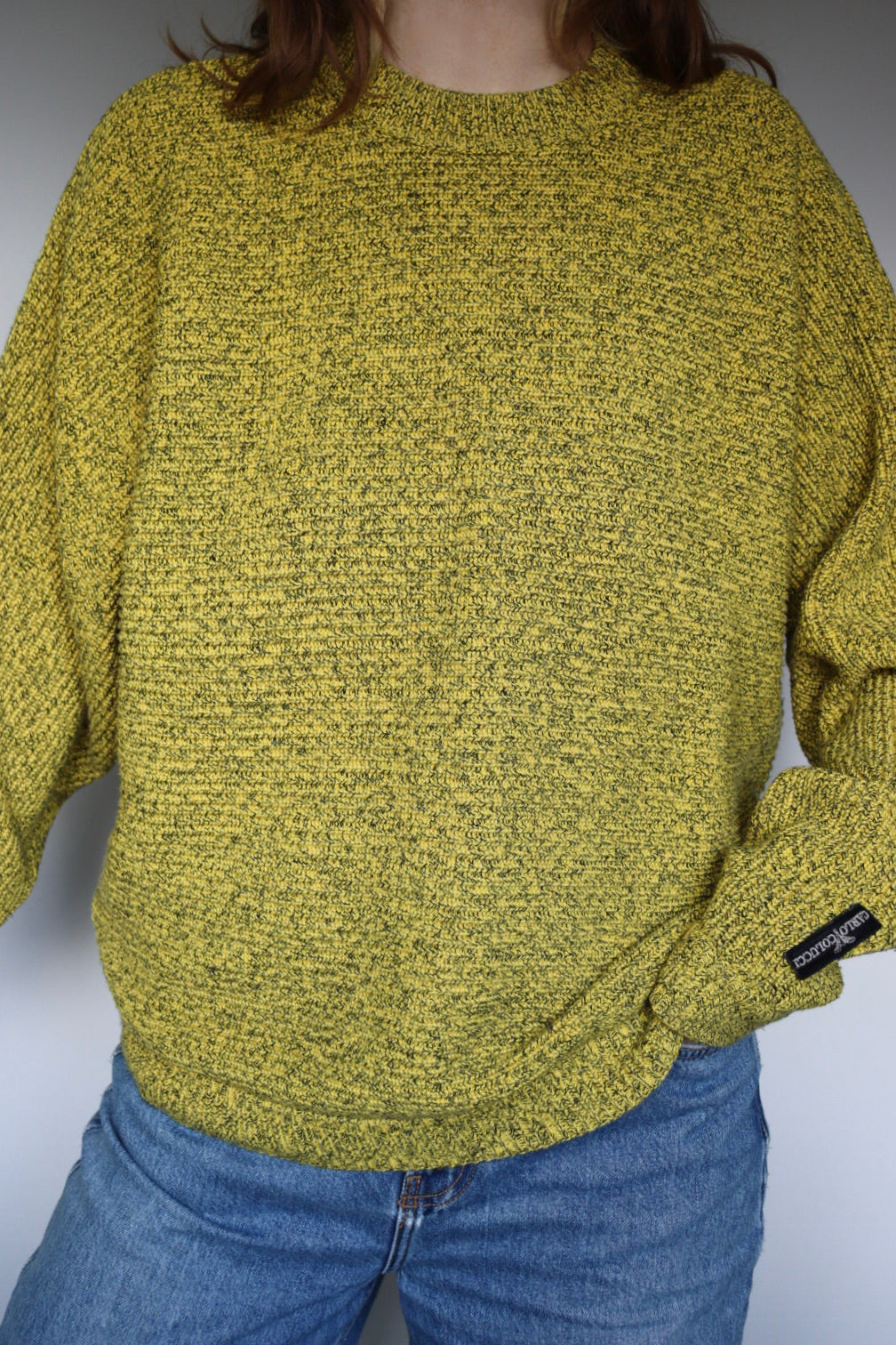 The Black Mustard - vintage Carlo Colucci sweater - S up to XL
