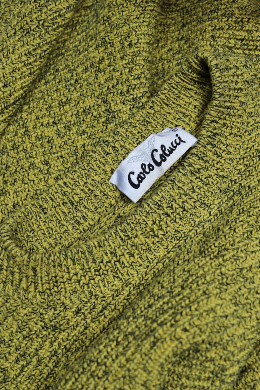 The Black Mustard - vintage Carlo Colucci sweater - S up to XL