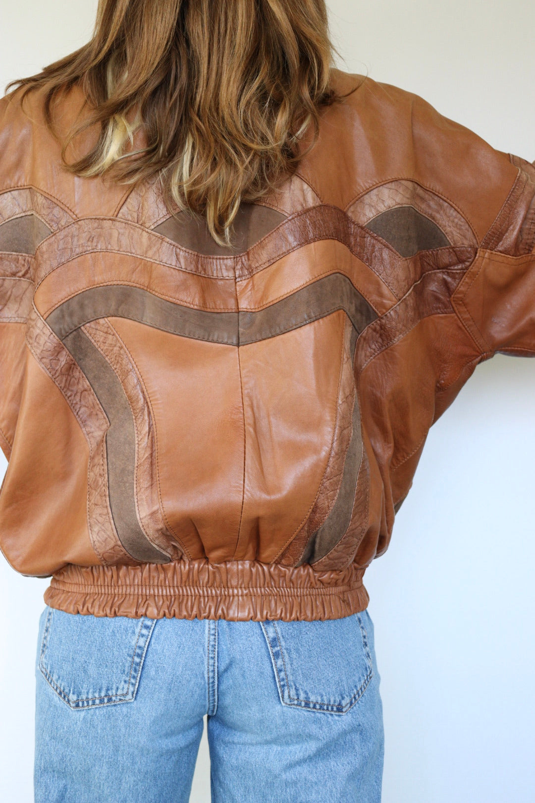 The Pierre Cardin - vintage leather jacket - S up to L