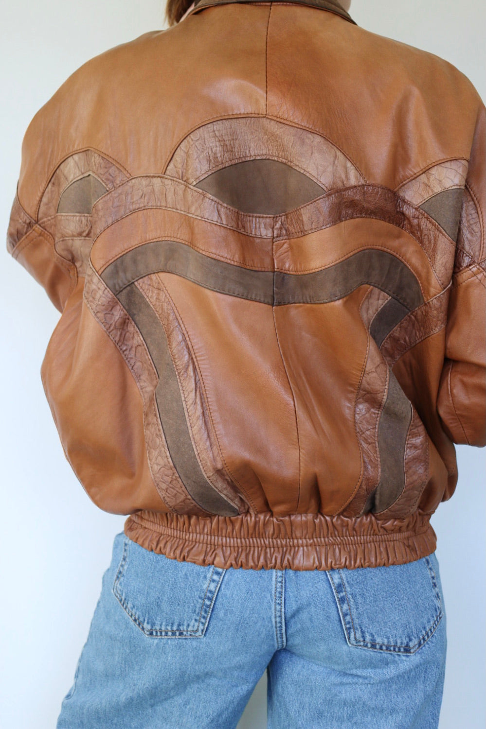 The Pierre Cardin - vintage leather jacket - S up to L