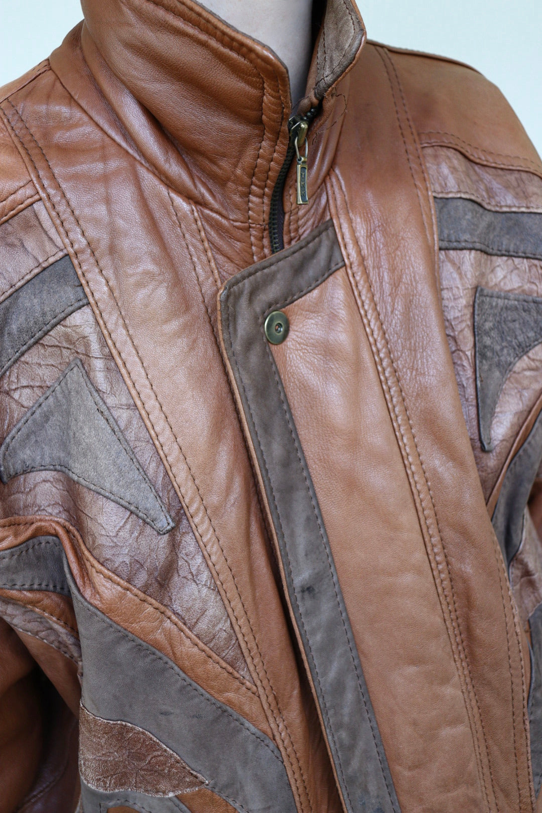 The Pierre Cardin - vintage leather jacket - S up to L