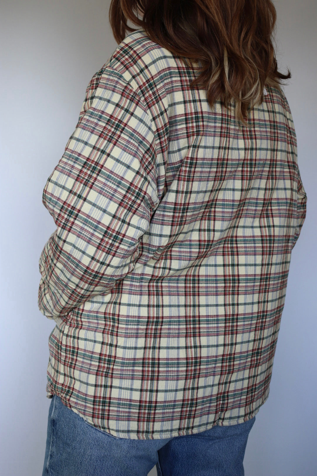 The Patch Magic 'Lighthouse' - vintage cotton quilted jacket - S up to M/L