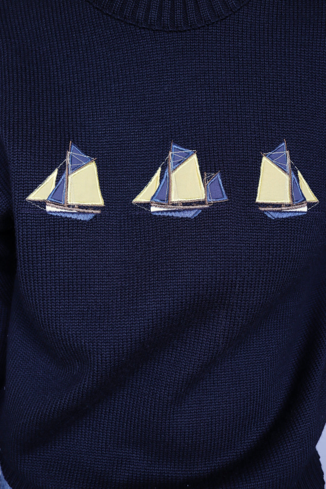 The Three Sails - vintage sweater - S up to M