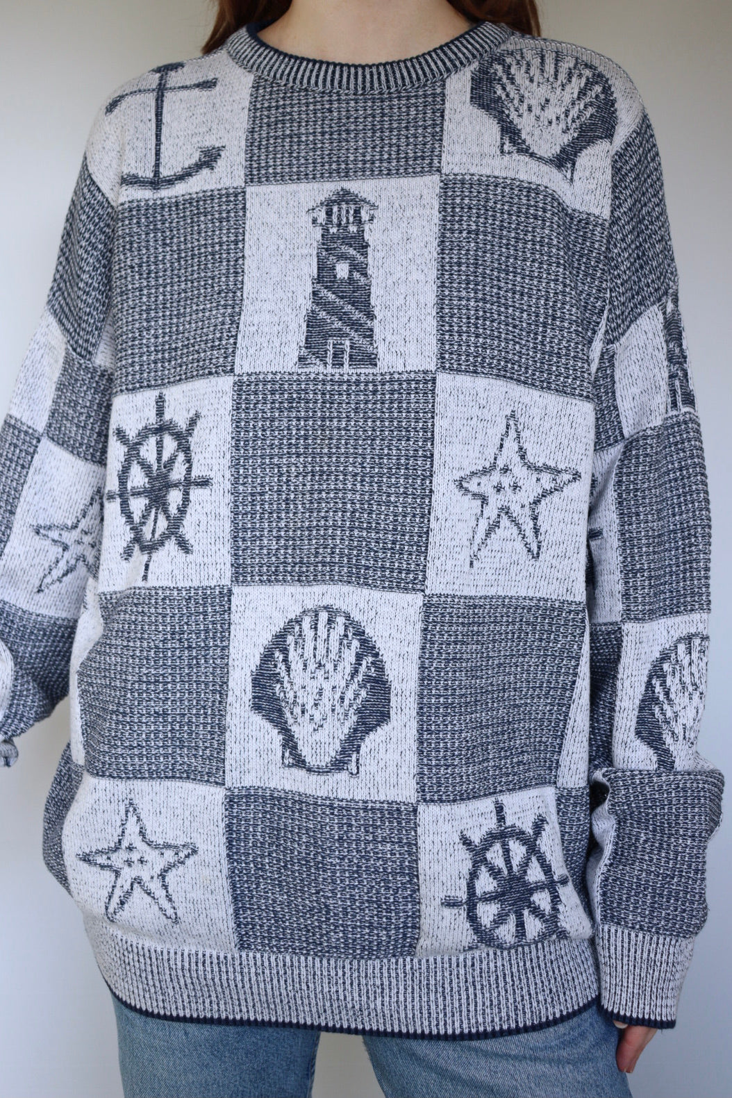 The Crown Point - vintage nautical sweater - S up to XL/XXL