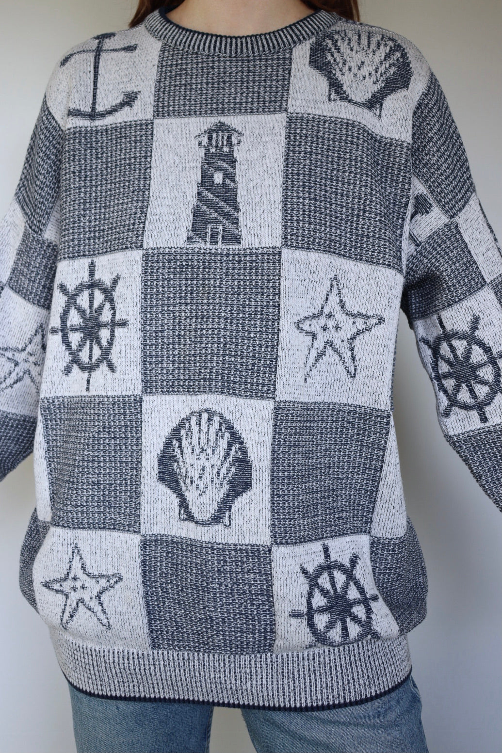 The Crown Point - vintage nautical sweater - S up to XL/XXL