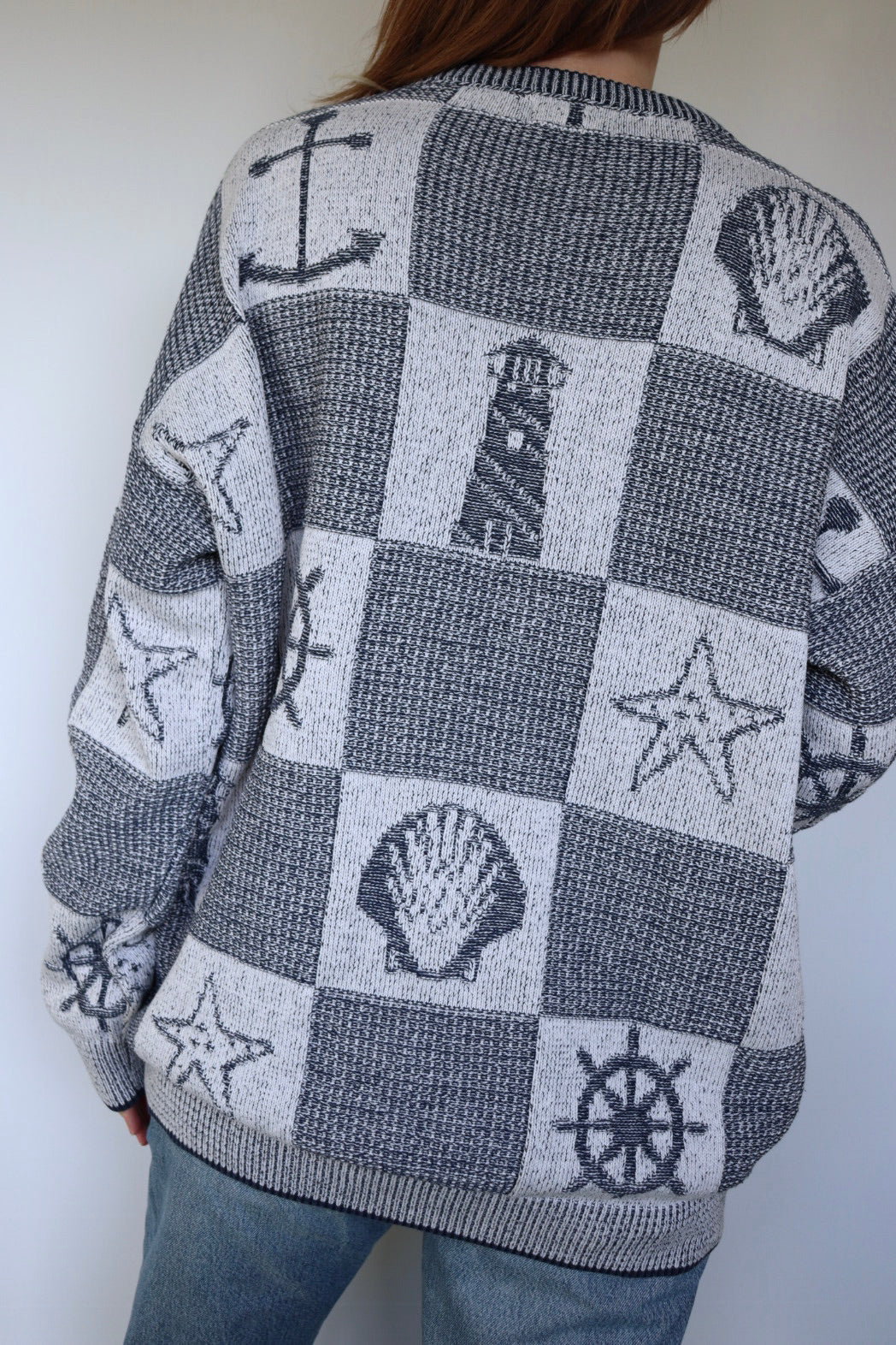The Crown Point - vintage nautical sweater - S up to XL/XXL