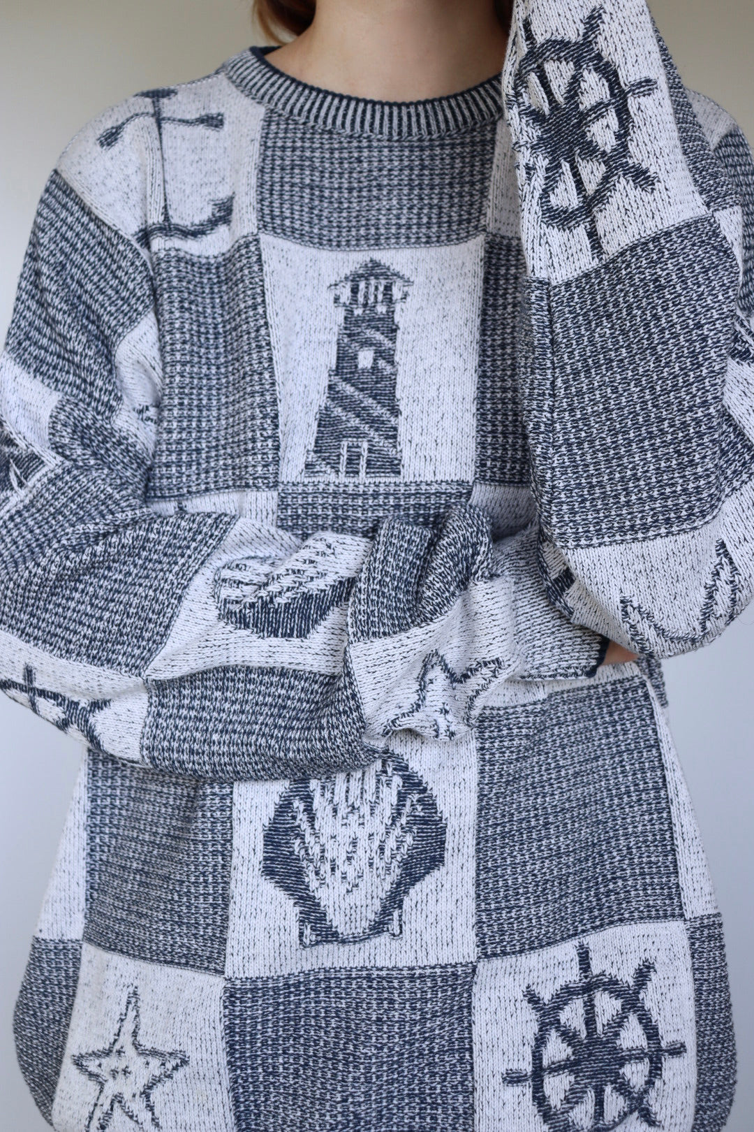 The Crown Point - vintage nautical sweater - S up to XL/XXL