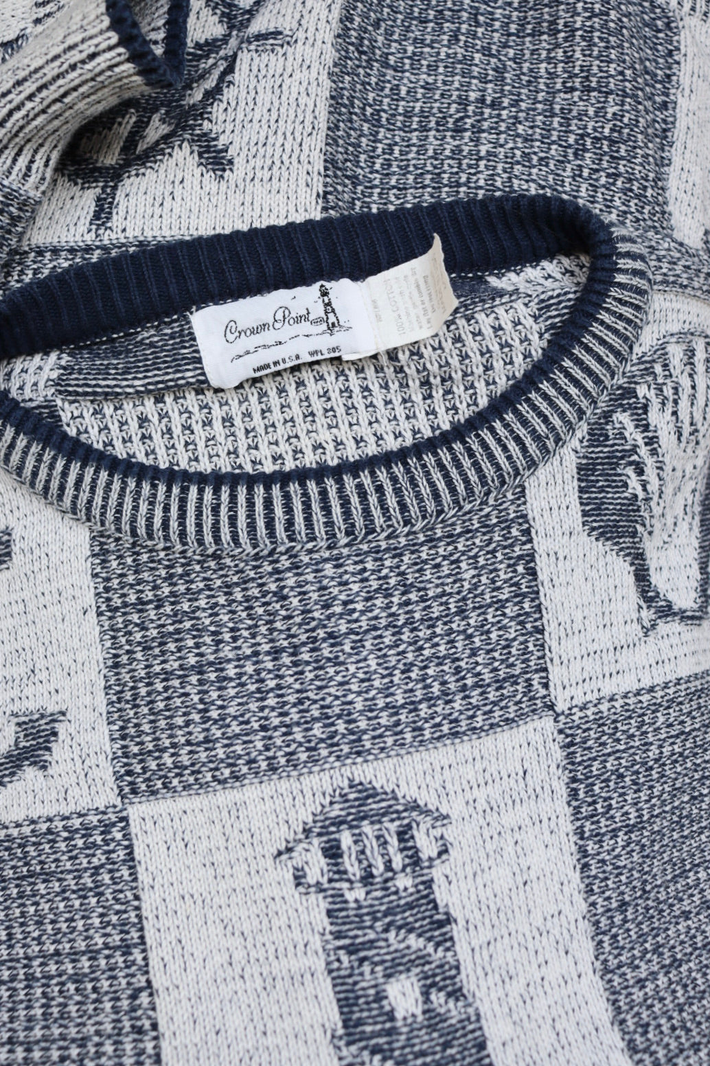 The Crown Point - vintage nautical sweater - S up to XL/XXL