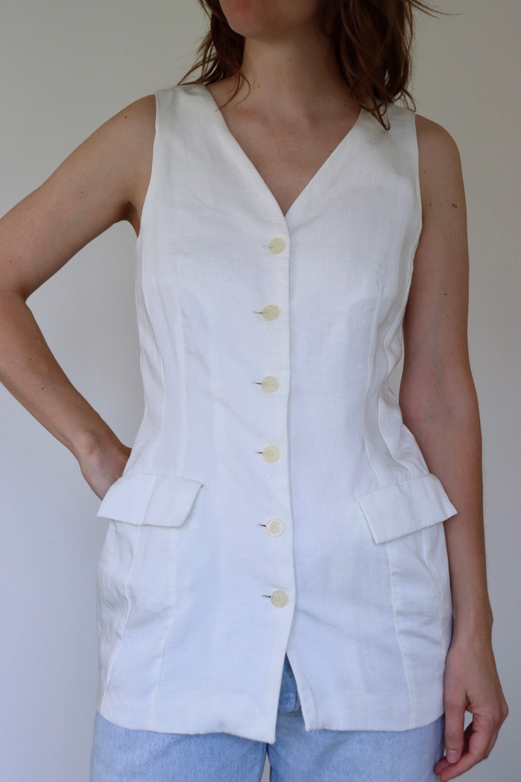 The Crispy Gilet - top / gilet - S up to M