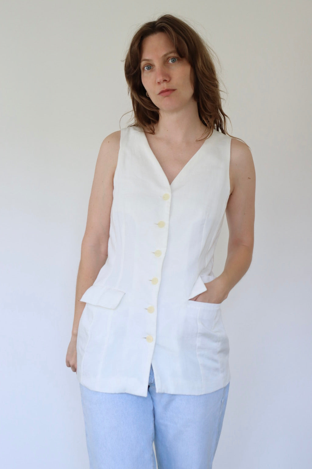 The Crispy Gilet - top / gilet - S up to M