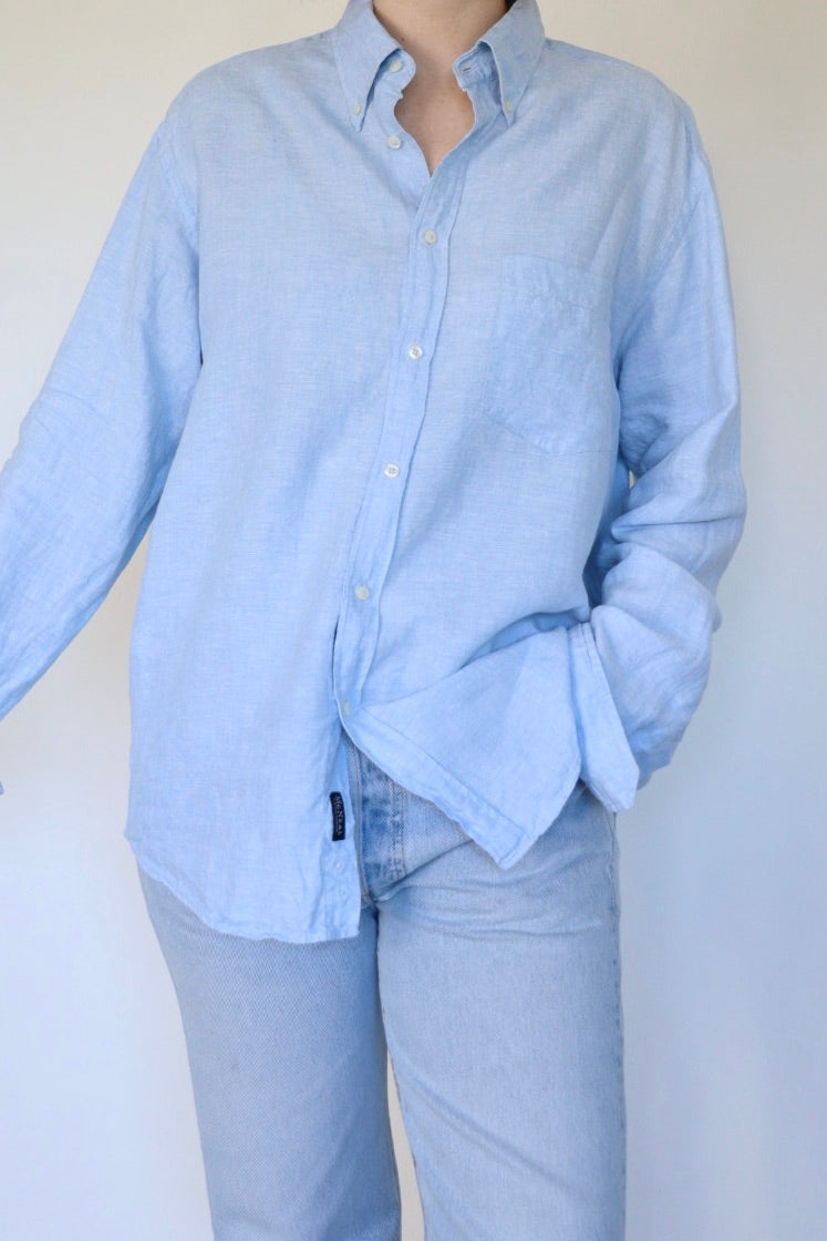 The Light Sky - linen blouse - S up to XL