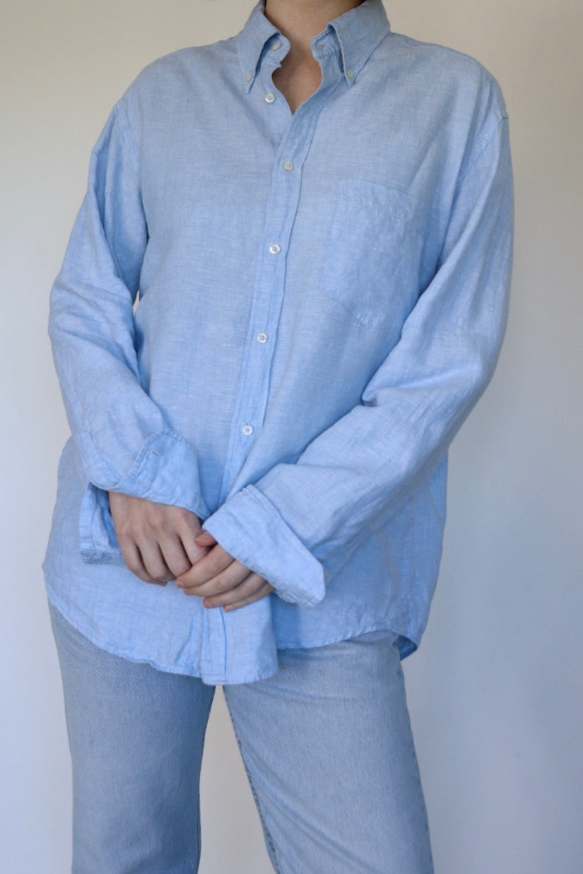 The Light Sky - linen blouse - S up to XL