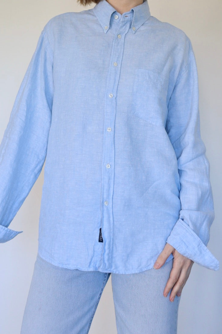 The Light Sky - linen blouse - S up to XL