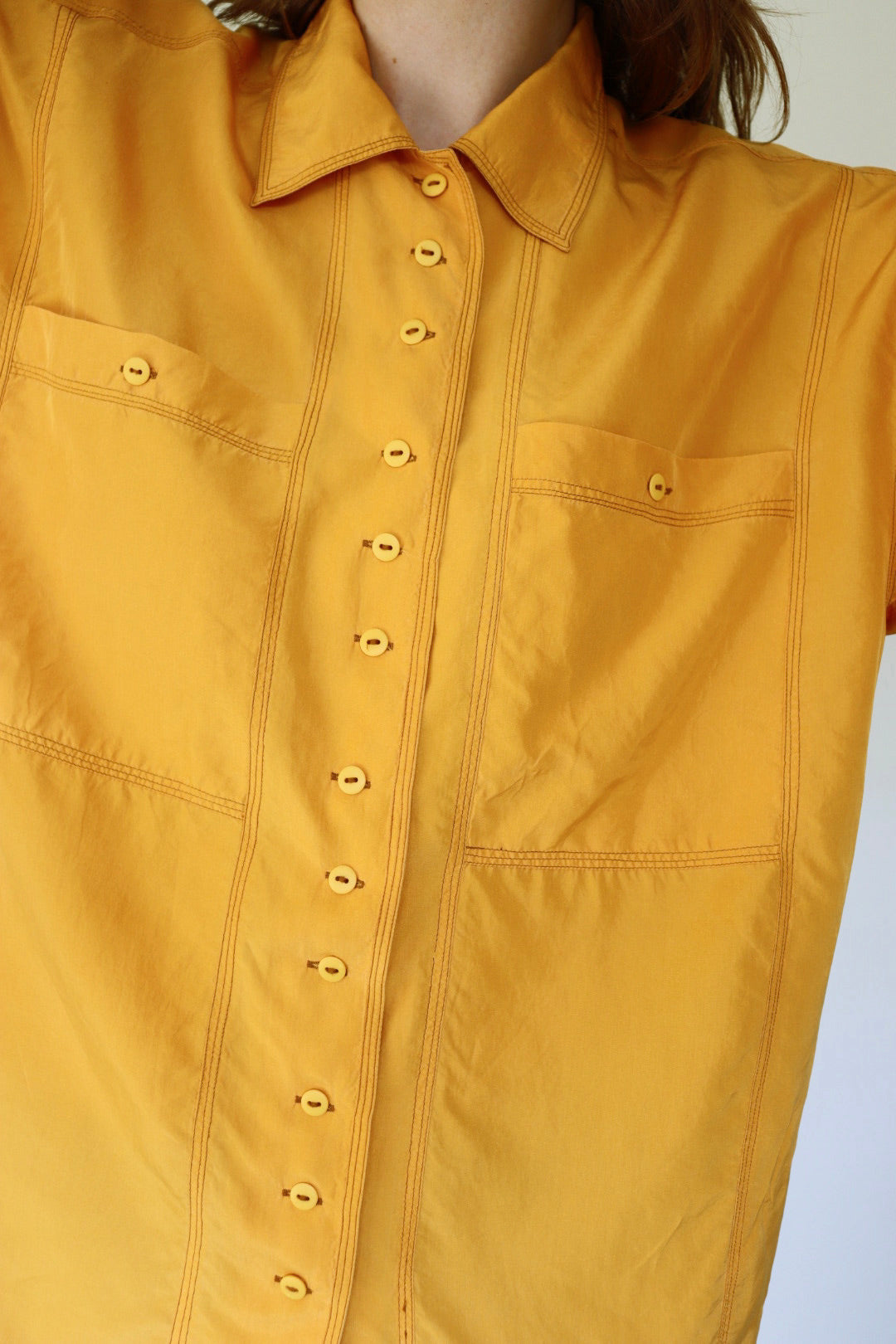The Silk Sunshine - silk blouse - S up to XL