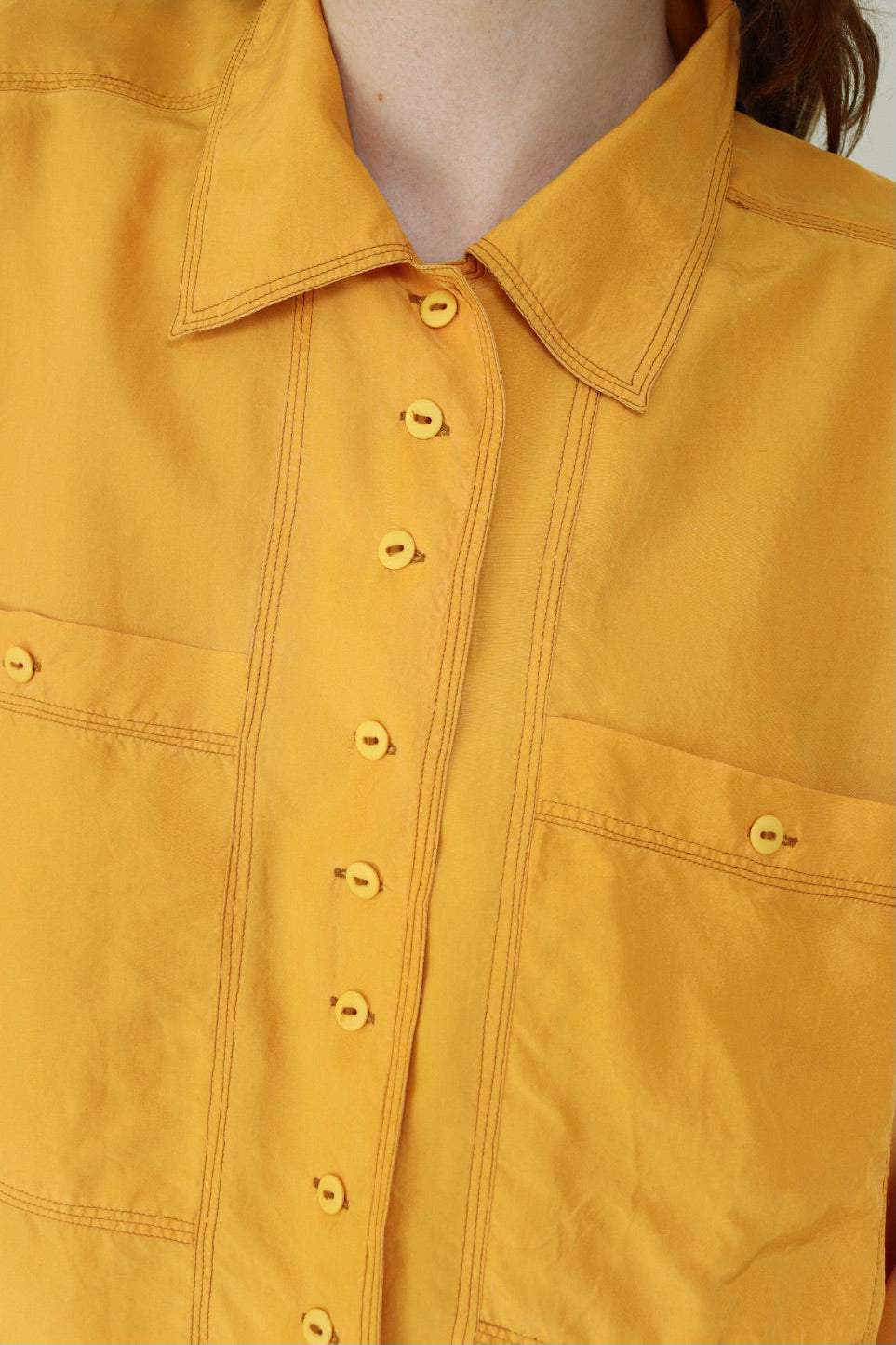 The Silk Sunshine - silk blouse - S up to XL