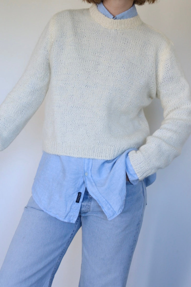 The Light Sky - linen blouse - S up to XL