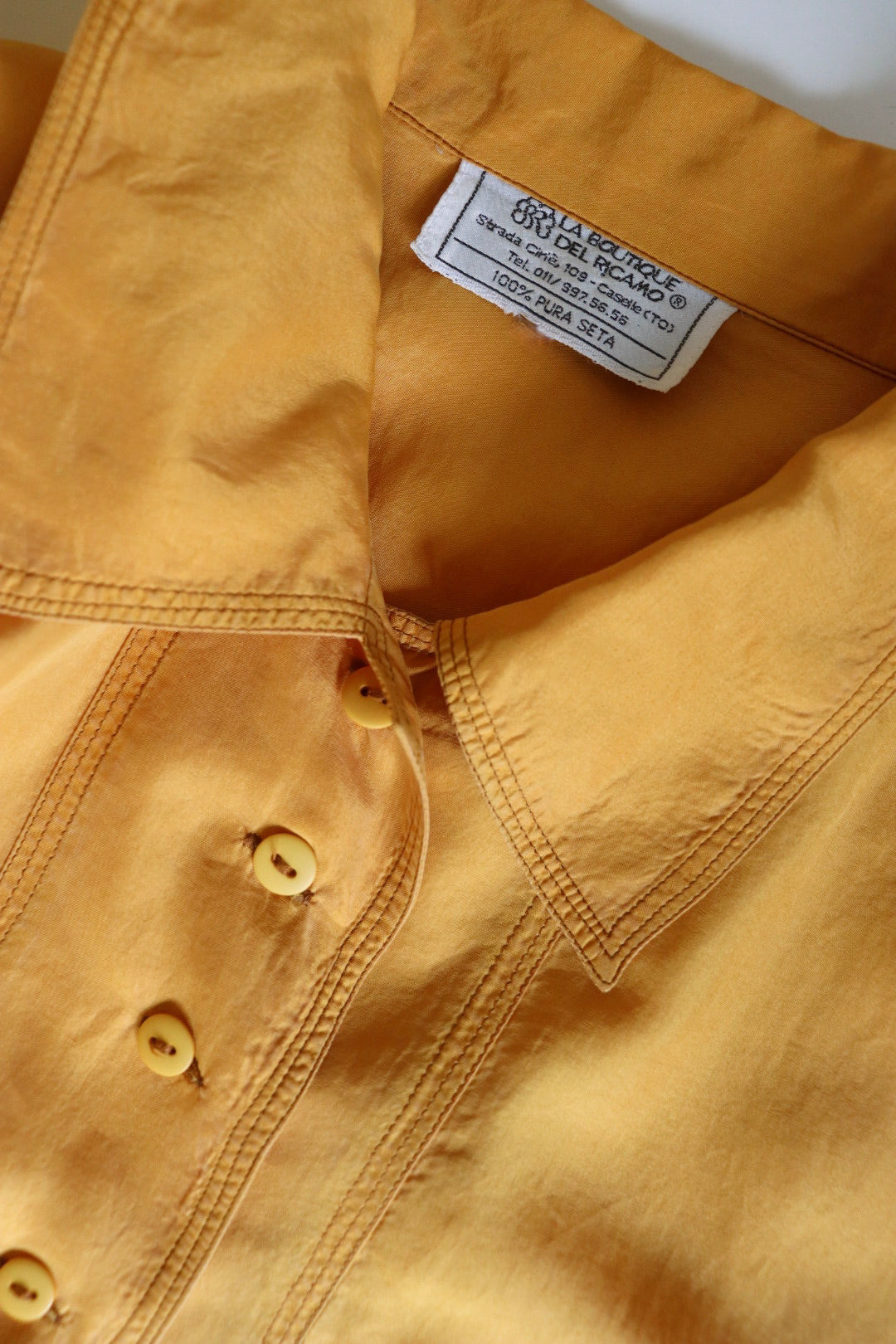 The Silk Sunshine - silk blouse - S up to XL