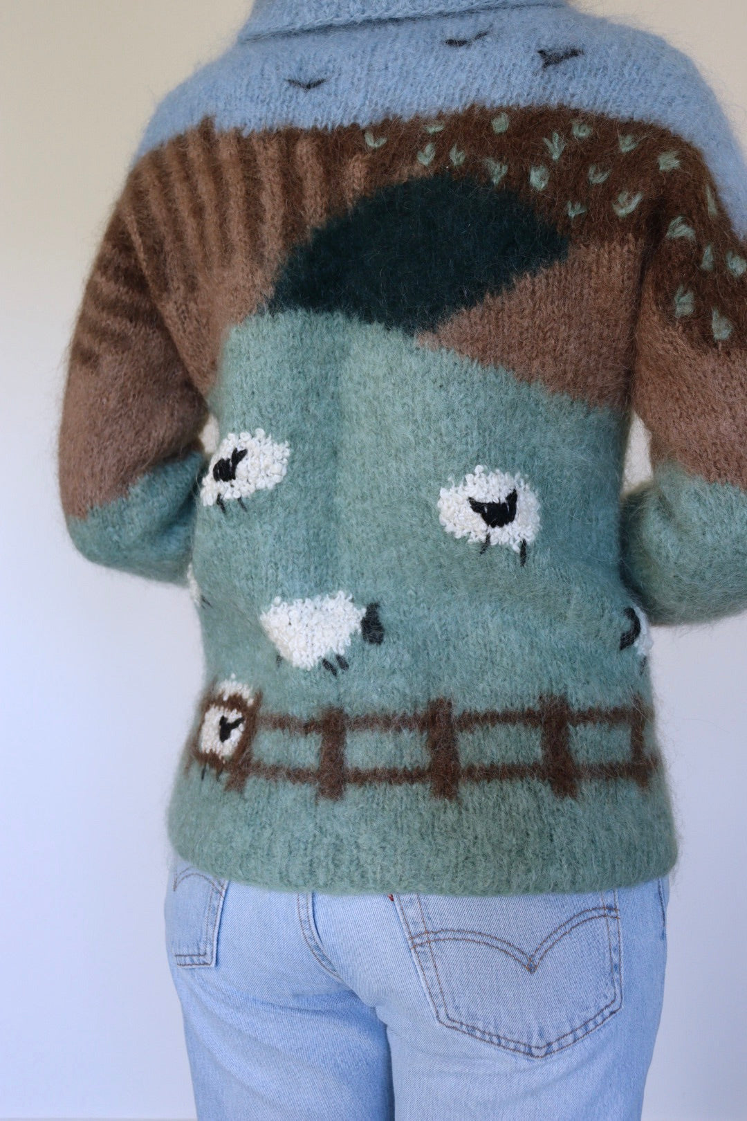 The Susie Sheeps - vintage mohair sweater - S up to M