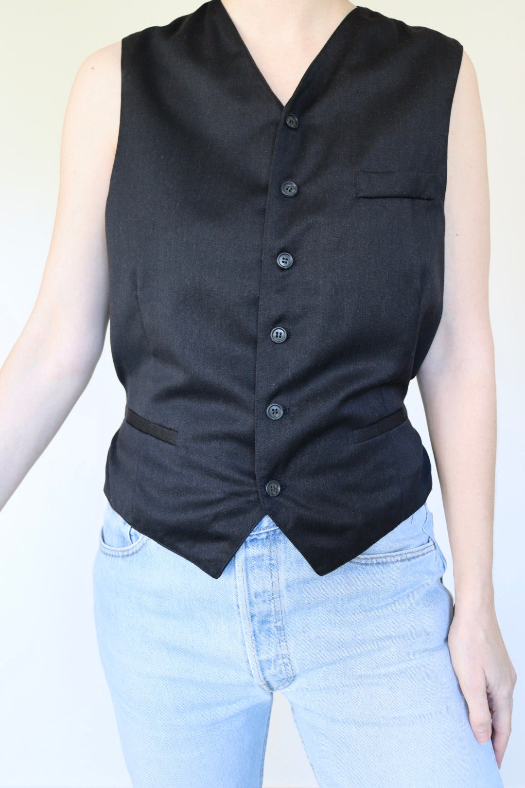 The Classic Gilet - vintage waistcoat top - S up to L