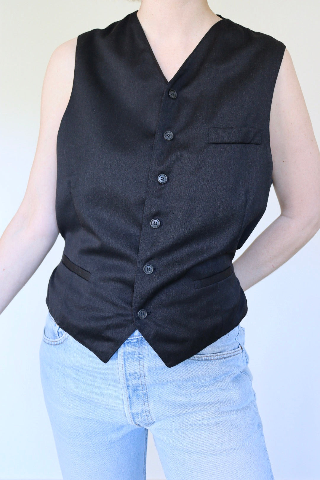 The Classic Gilet - vintage waistcoat top - S up to L