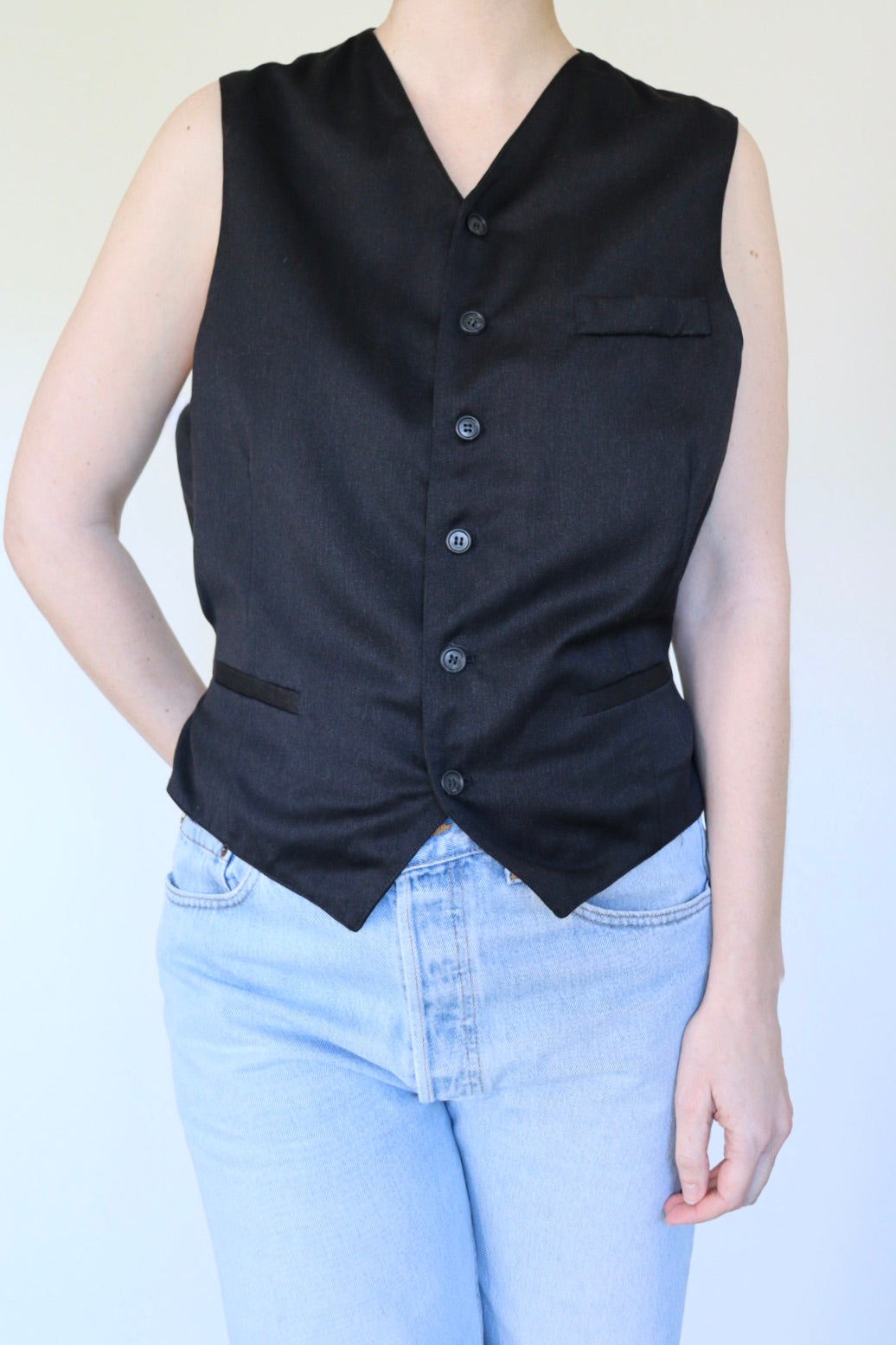 The Classic Gilet - vintage waistcoat top - S up to L