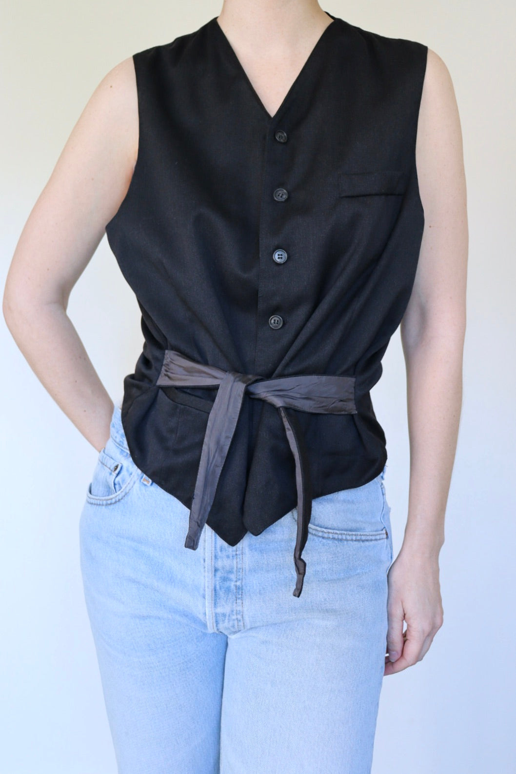 The Classic Gilet - vintage waistcoat top - S up to L