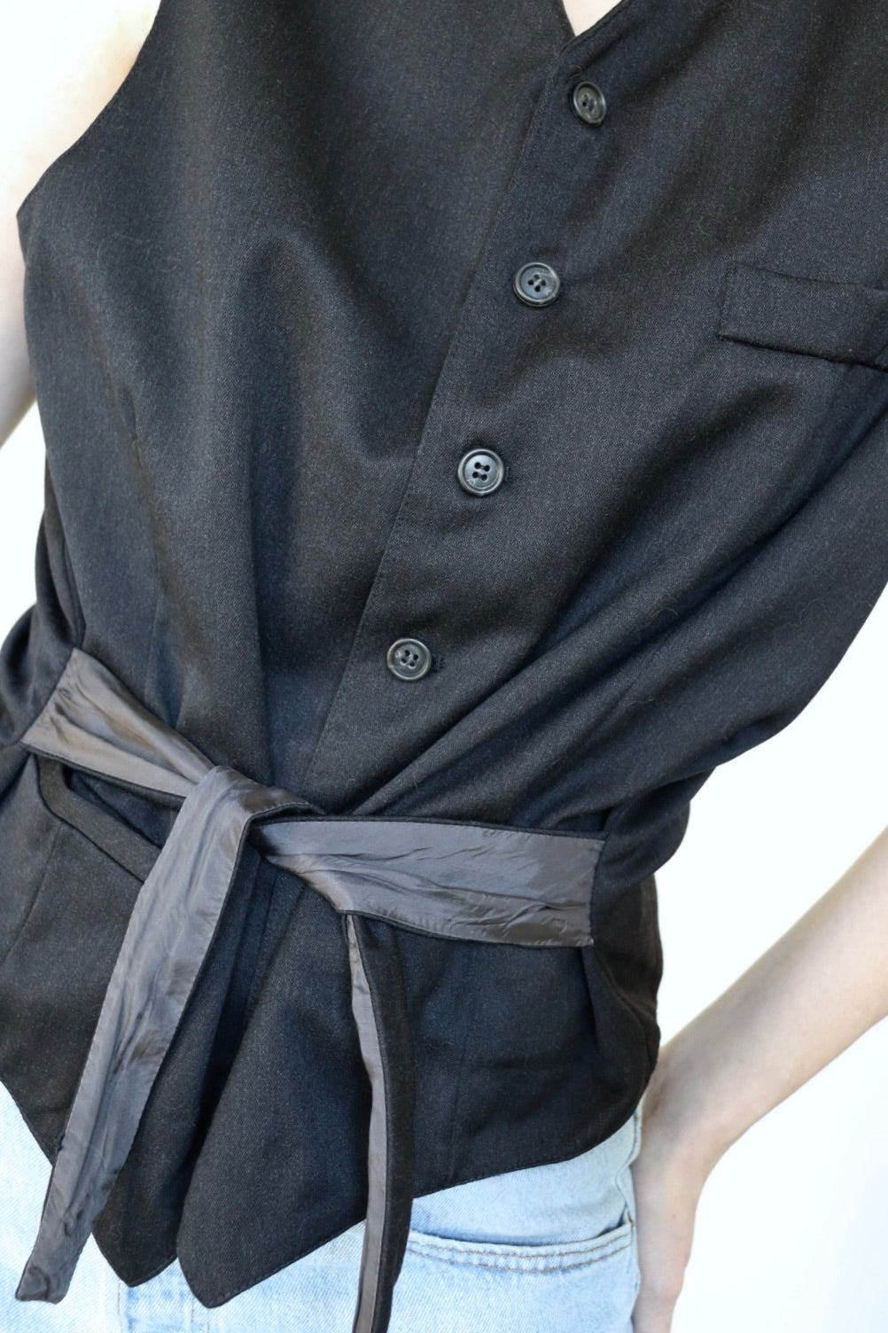 The Classic Gilet - vintage waistcoat top - S up to L