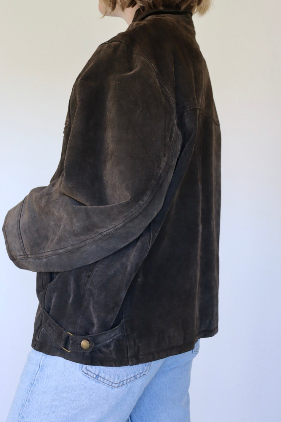 The 90's are Back - vintage suede jacket - S up to XXL
