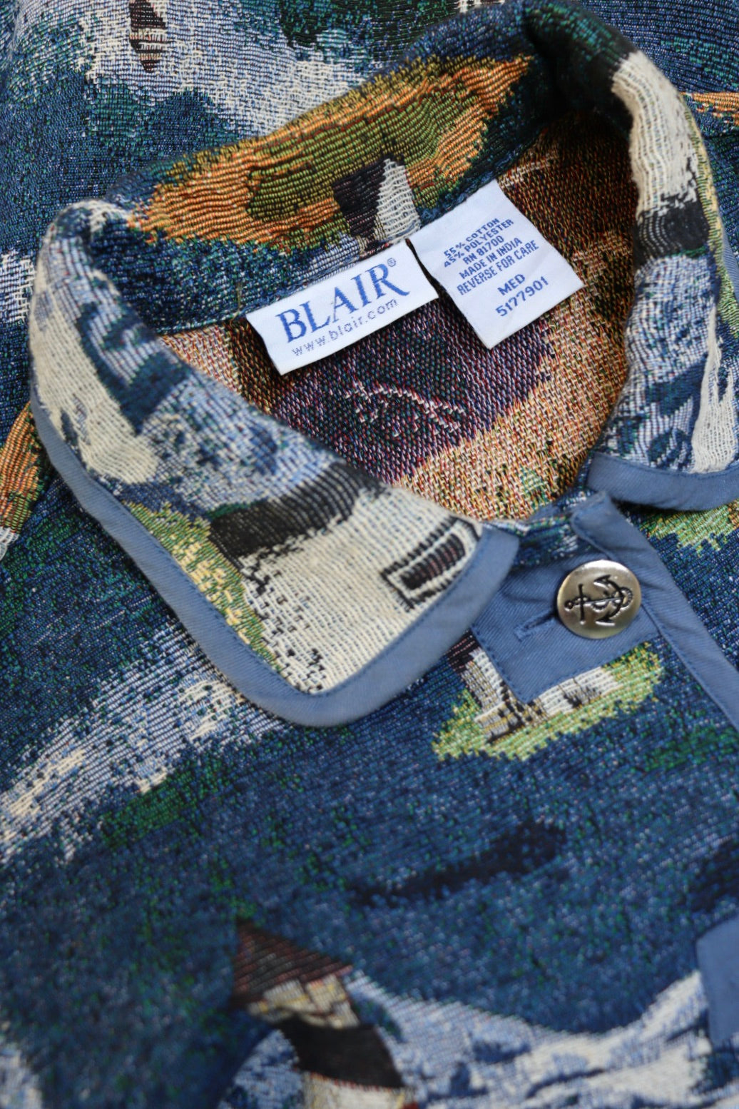 The Lighthouse jacket - vintage 'Blair' tapestry jacket - S up to M/L