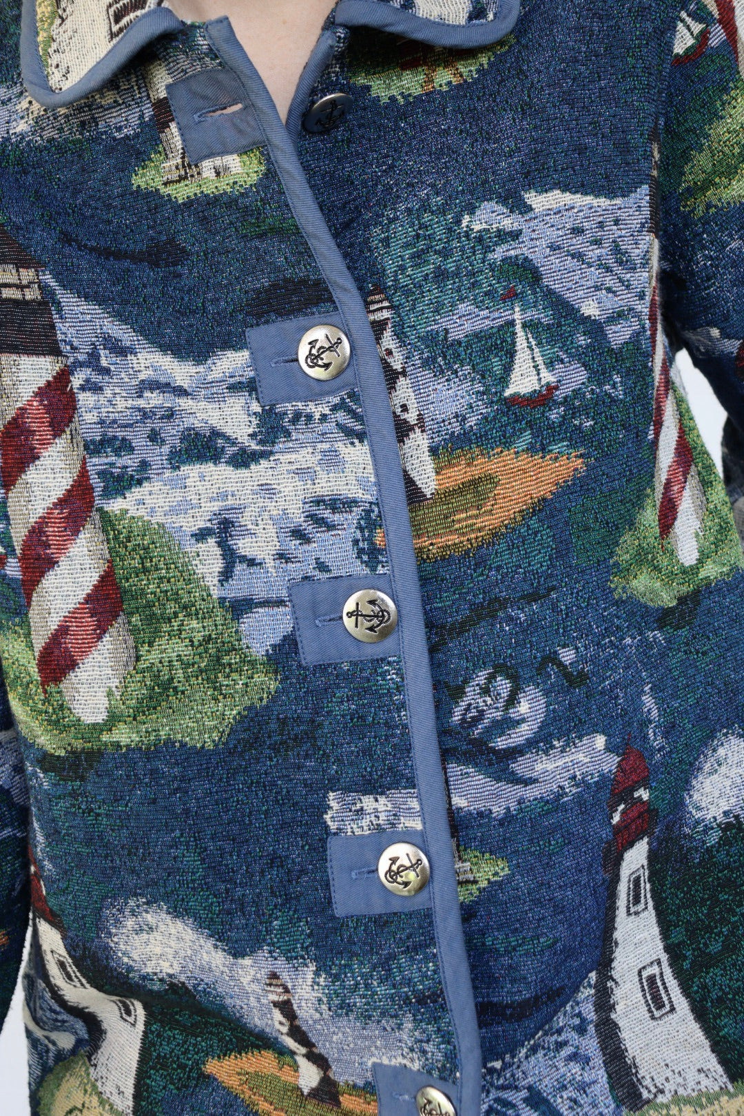 The Lighthouse jacket - vintage 'Blair' tapestry jacket - S up to M/L