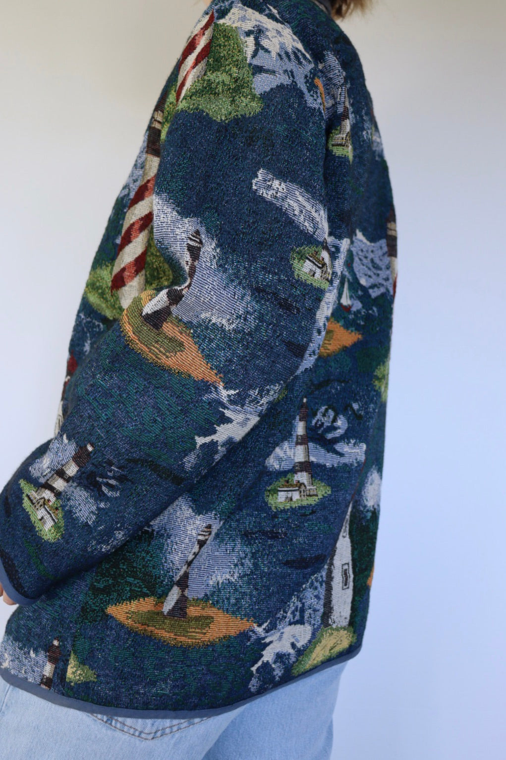 The Lighthouse jacket - vintage 'Blair' tapestry jacket - S up to M/L