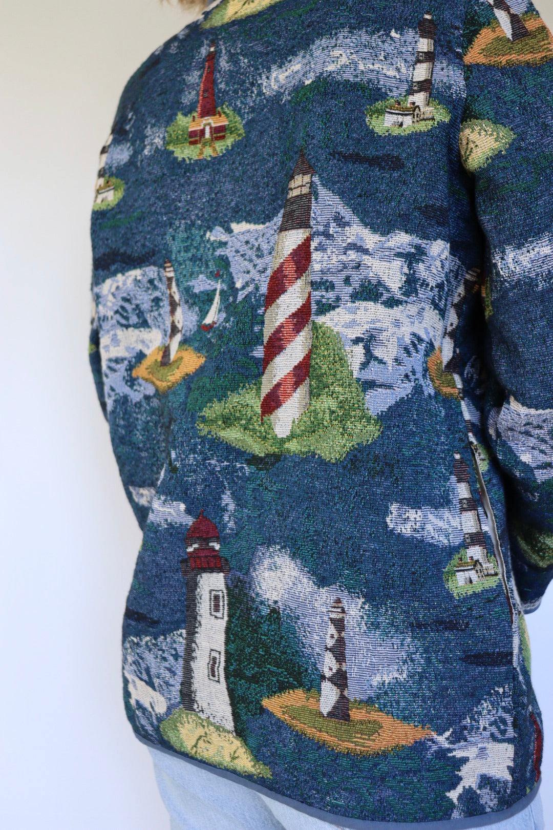The Lighthouse jacket - vintage 'Blair' tapestry jacket - S up to M/L
