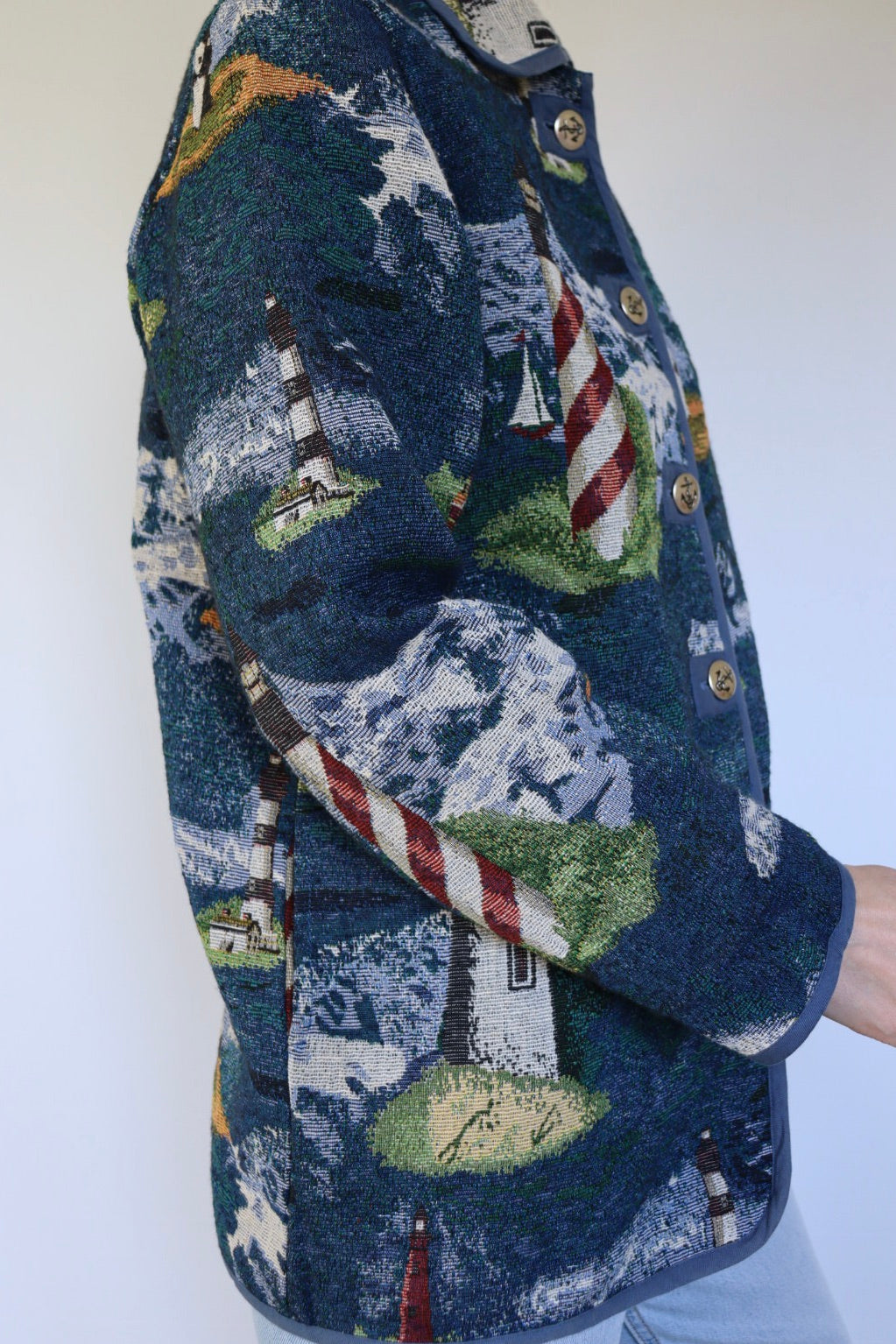 The Lighthouse jacket - vintage 'Blair' tapestry jacket - S up to M/L