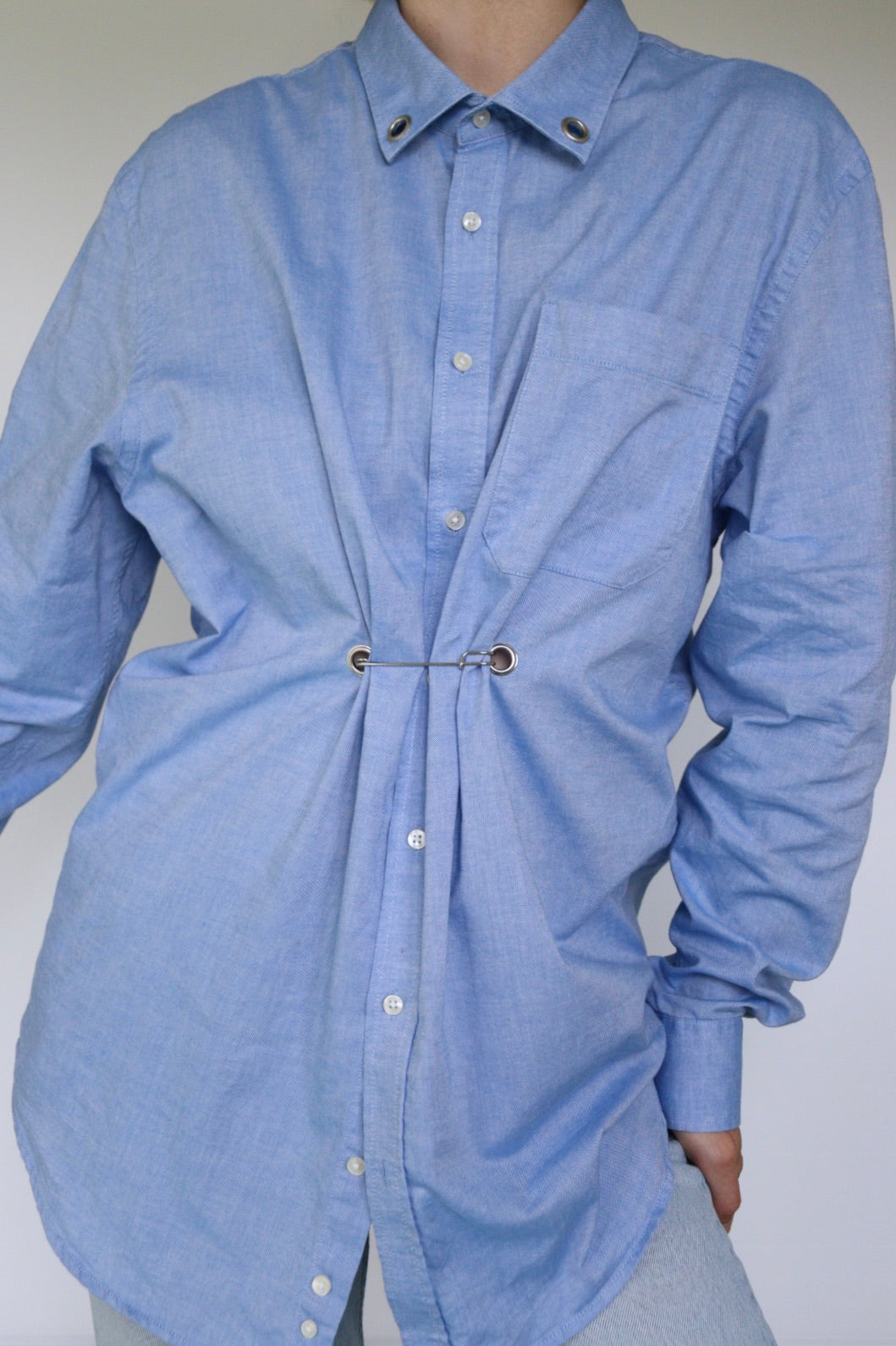 Blouse Le Ly - reworked vintage blouse - S up to XL